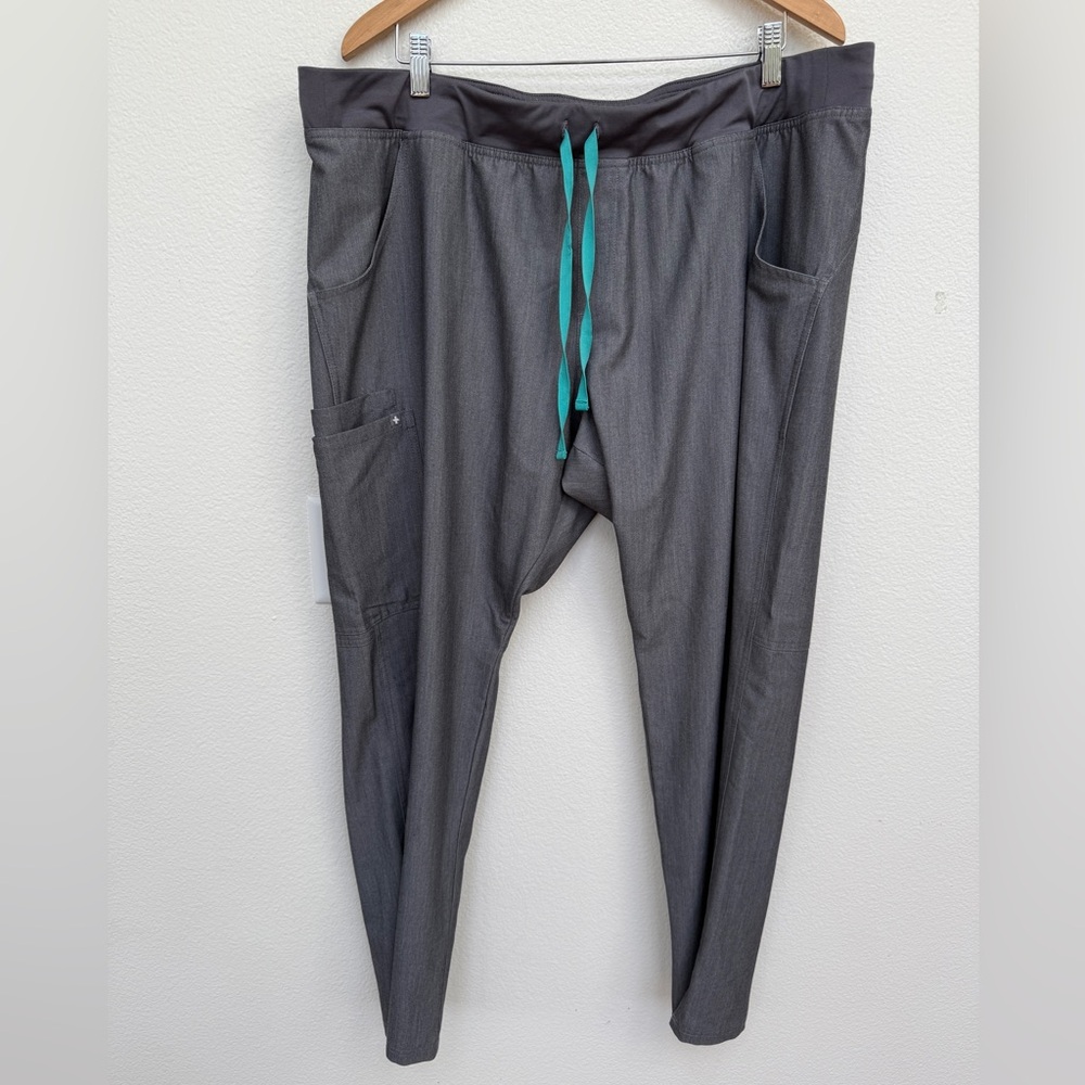 Figs Gray Jogger Pant Scrubs Size XXL